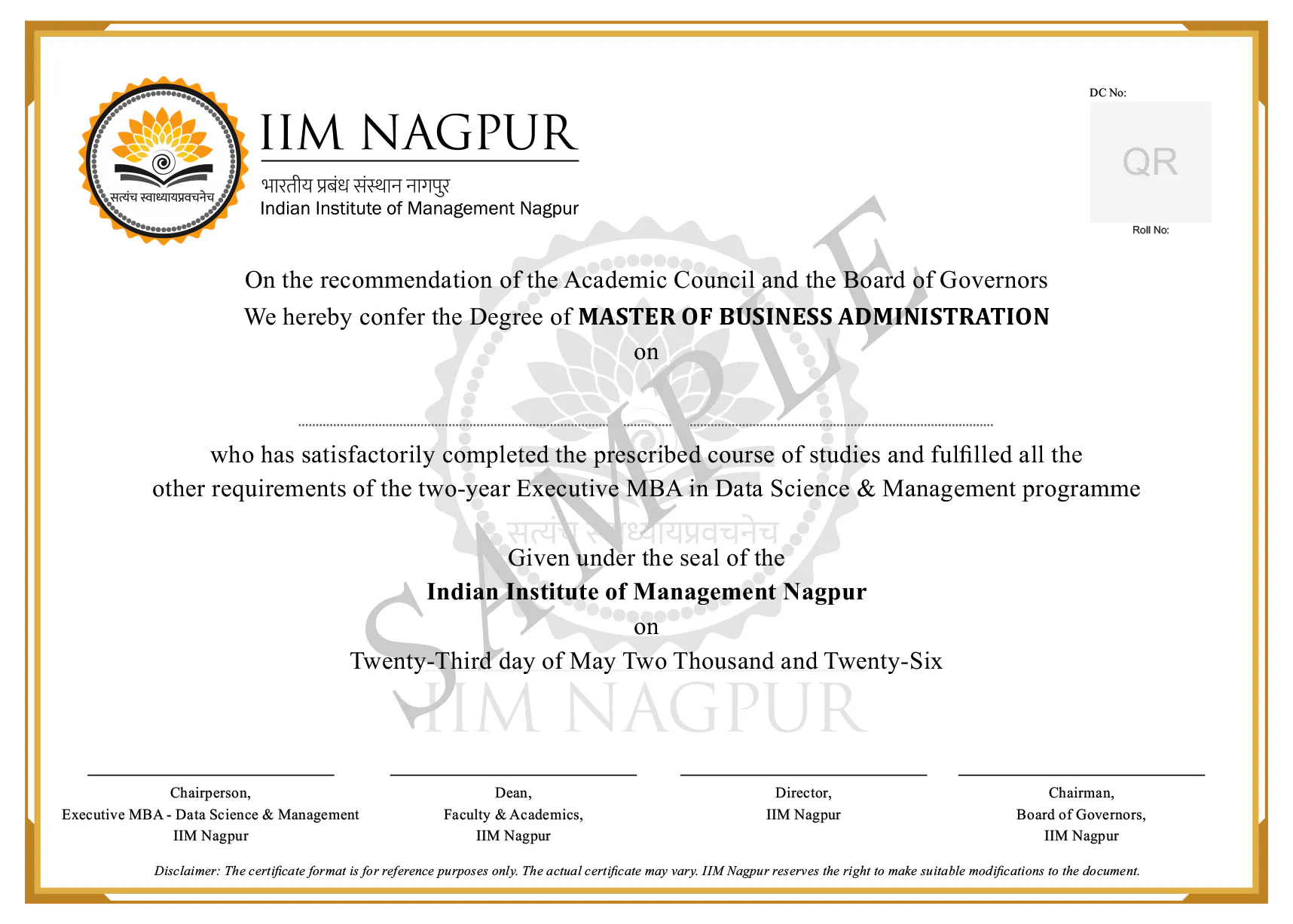 MBA in Data Science and Management