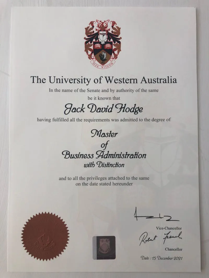Master of Business Administration