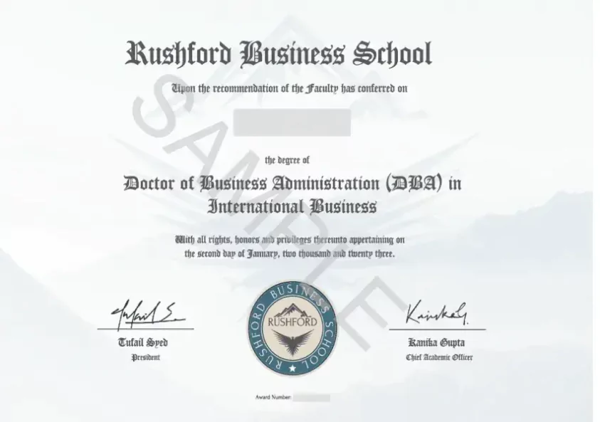 Doctor of Business Administration