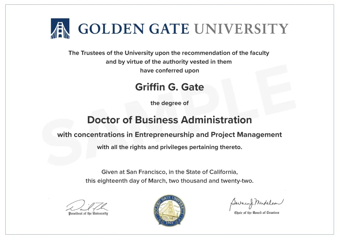Doctor of Business Administration (DBA)
